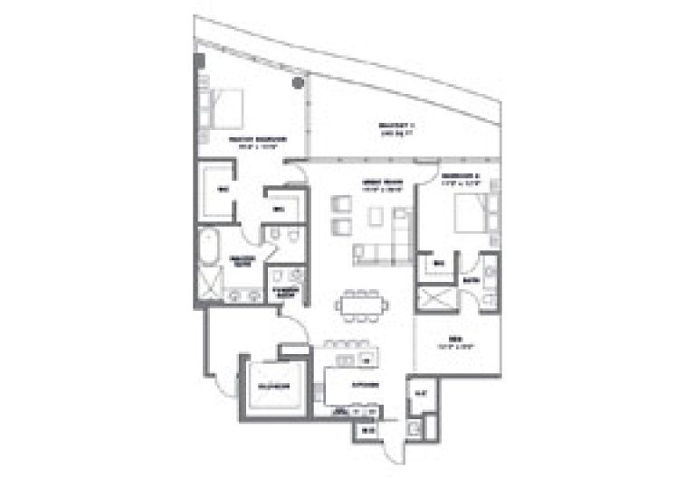 Click to View the Unit D Floorplan
