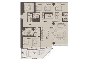 Click to View the Residence C1A East Floorplan