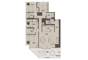 Click to View the Residence D1 East Floorplan