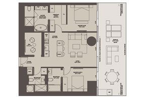 Click to View the Residence E3 West Floorplan