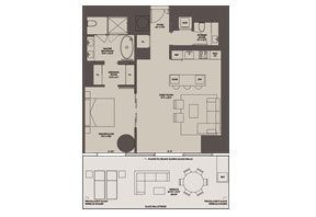 Click to View the Residence F2 East Floorplan