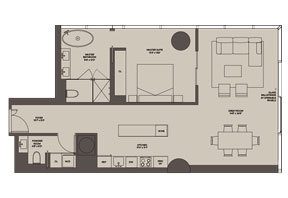 Click to View the Residence F3 East Floorplan