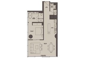 Click to View the Residence F3 West Floorplan
