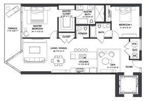 Click to View the Residence B Floorplan