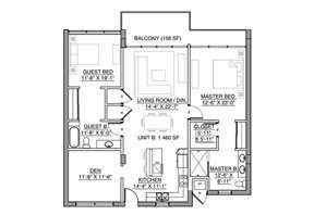 Click to View the Residence B Floorplan