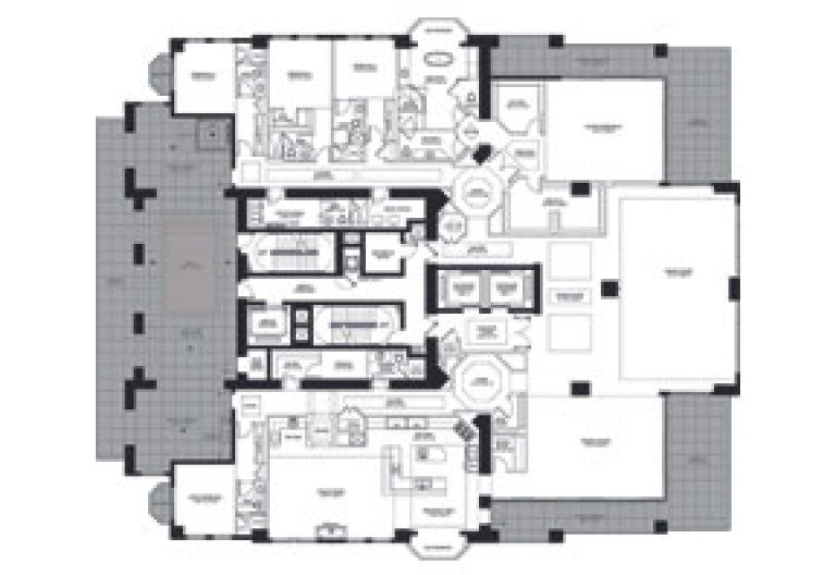 Mansions at Acqualina Floor Plans, Luxury Oceanfront