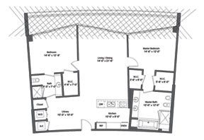 Click to View the Bay Unit A Floorplan