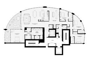 Click to View the Residence A, Tower One Floorplan