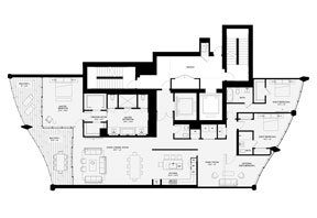Click to View the Residence B, Tower One Floorplan
