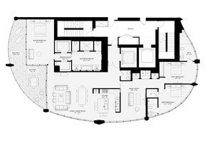Click to View the Residence D, Tower One Floorplan