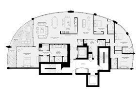 Click to View the Residence A, Tower Two Floorplan