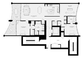Click to View the Residence C, Tower Two Floorplan