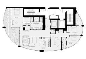 Click to View the Residence D, Tower Two Floorplan