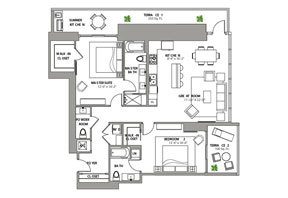 Click to View the Residence 1001 Floorplan