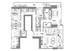 Click to View the Residence 4801 Floorplan