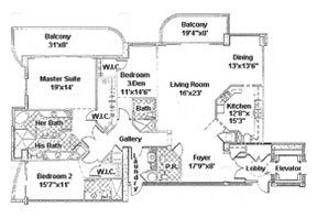 Click to View the Sunrise North Model Floorplan