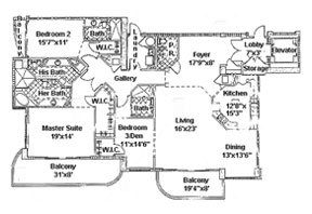 Click to View the Sunrise South Model Floorplan