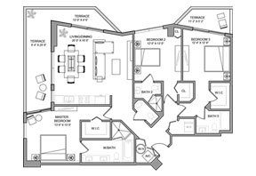Click to View the Penthouse 05 Model Floorplan