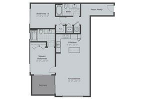 Click to View the B2 Model Floorplan.
