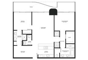 Click to View the Penthouse 06 Floorplan.
