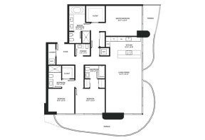 Click to View the Penthouse 08 Floorplan.