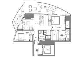 Click to View the Level 05-16 Unit 04 Floorplan.