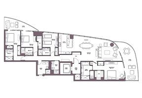 Click to View the Level 19-29 Unit 01 Floorplan.