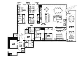 Click to View the Bay Residence NE Floorplan.