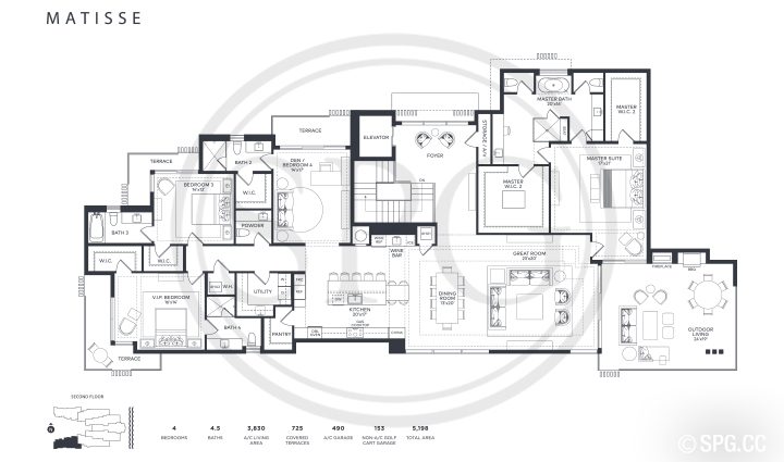 Ocean Delray Matisse Floorplan