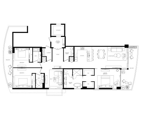 Thumbnail Solemar Pomano Beach Model 01 Floorplan