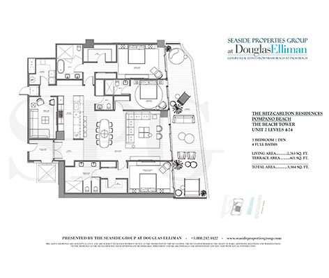 Thumbnail Floorplan for Unit 2 Levels 4-24
