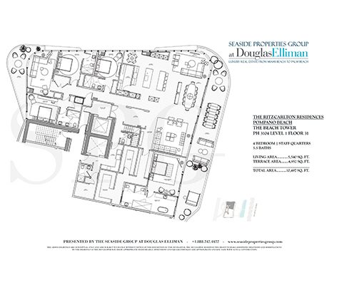 Thumbnail Floorplan for PH 3104 Level 1 Floor 31