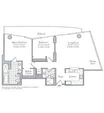 Thumbnail Residence 06 Floorplan at The Setai, Luxury Oceanfront Condo Residences on Miami Beach, Florida 33139