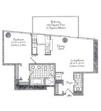 Thumbnail Residence 05 Floorplan at The Setai, Luxury Oceanfront Condo Residences on Miami Beach, Florida 33139