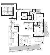 Click to View the Penthouse 2 West Floorplan
