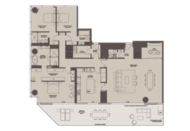 Floor Plans Luxury Waterfront Mansions Mediterranean Style Waterfront