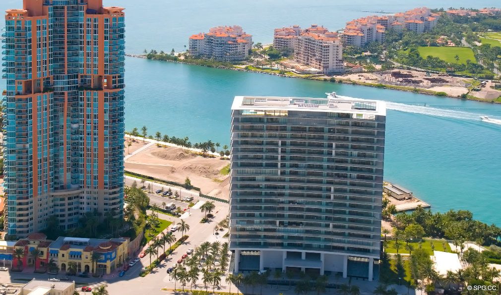 Water Views at Apogee South Beach, Luxury Waterfront Condominiums Located at 800 South Pointe Dr, Miami Beach, FL 33139