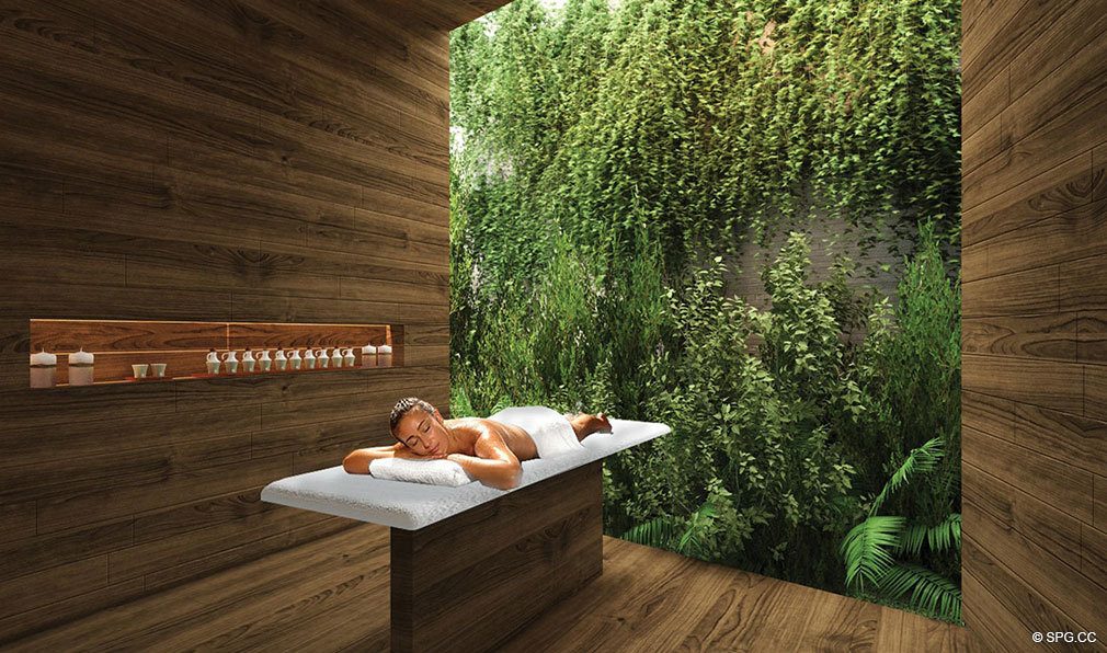 Spa at Grove at Grand Bay, Luxury Waterfront Condominiums at 2669 South Bayshore Dr, Miami, FL 33133