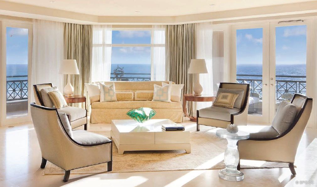 Ocean Views from Luxuria, Luxury Oceanfront Condominiums Located at 2500 S Ocean Blvd, Boca Raton, FL 33432