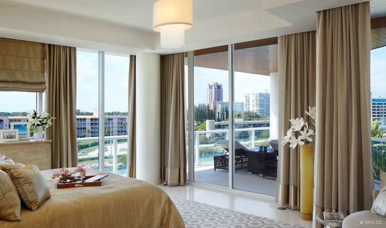 One Thousand Ocean Bedroom, Luxury Oceanfront Condominiums Located at 1000 S Ocean Blvd, Boca Raton, FL 33432