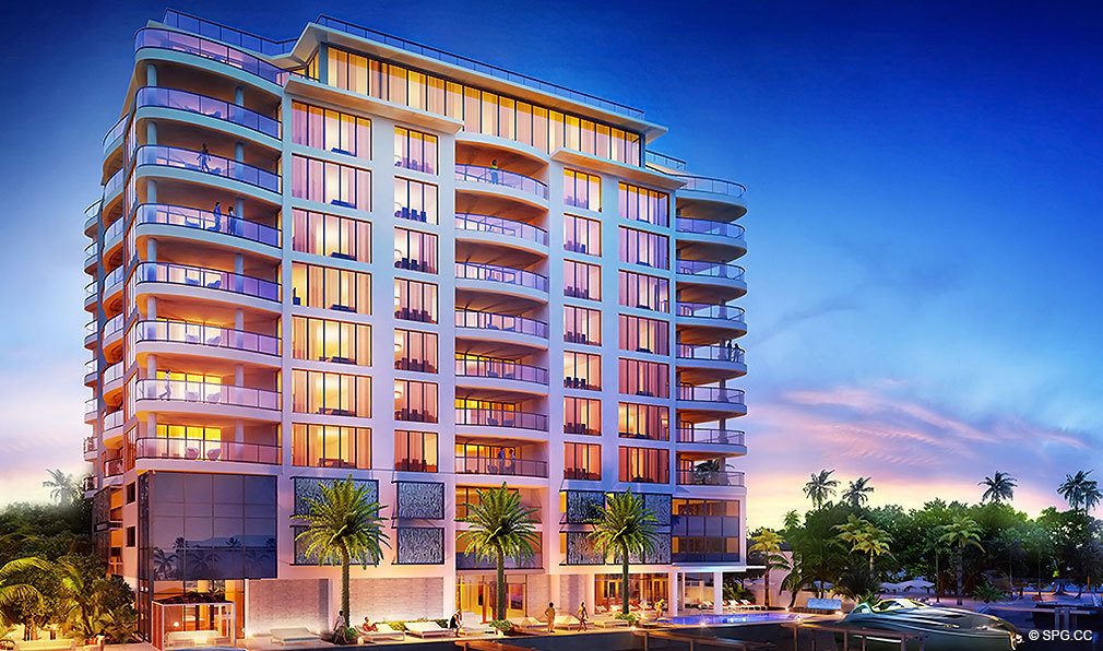 Ein weiterer Blick auf Privage, Luxus Waterfront Eigentumswohnungen bei 325 Nord Birch Rd, Ft Lauderdale, FL 33304 gelegen