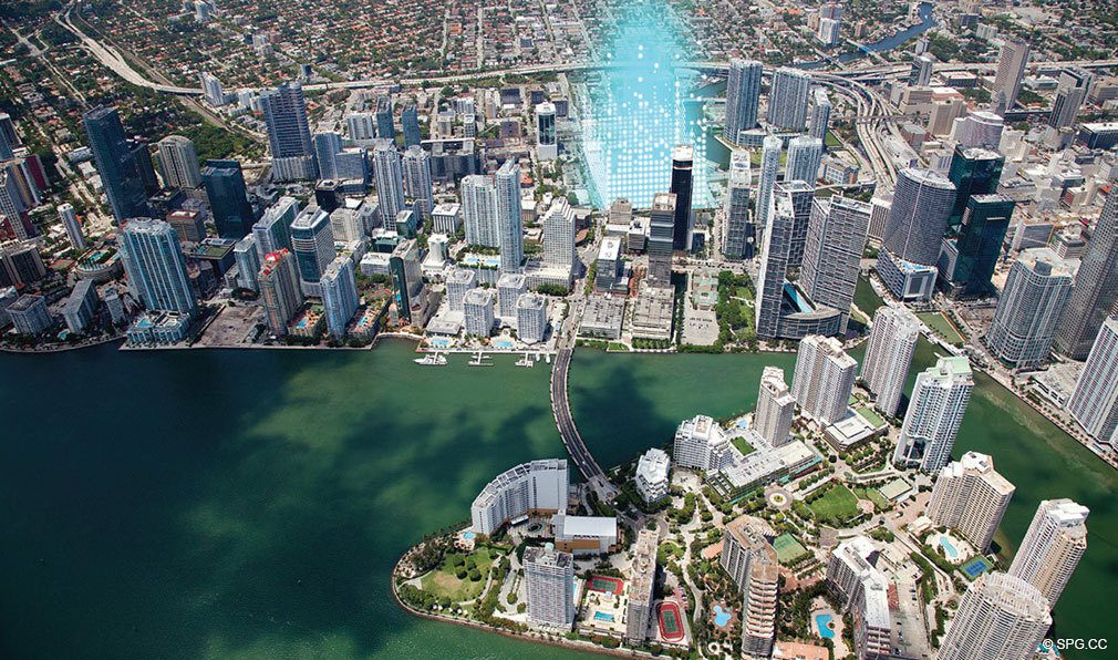 Location of Reach Brickell City Centre, Luxury Seaside Condominiums Located at 700 Brickell Ave, Miami, FL 33131