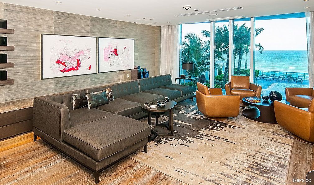 Trump Hollywood Cigar Lounge, Luxury Oceanfront Condominiums Located at 2711 S Ocean Dr, Hollywood Beach, FL 33019