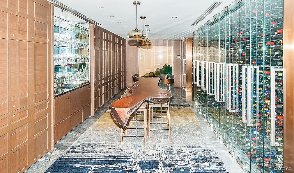 Trump Hollywood Wine Room, Luxury Oceanfront Condominiums Located at 2711 S Ocean Dr, Hollywood Beach, FL 33019