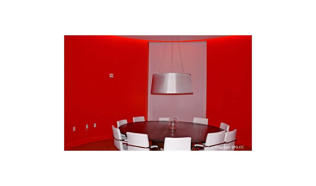 Trump Towers Conference Room, Oceanfront Condominiums Located at 15811-16001 Collins Ave, Sunny Isles Beach, FL 33160