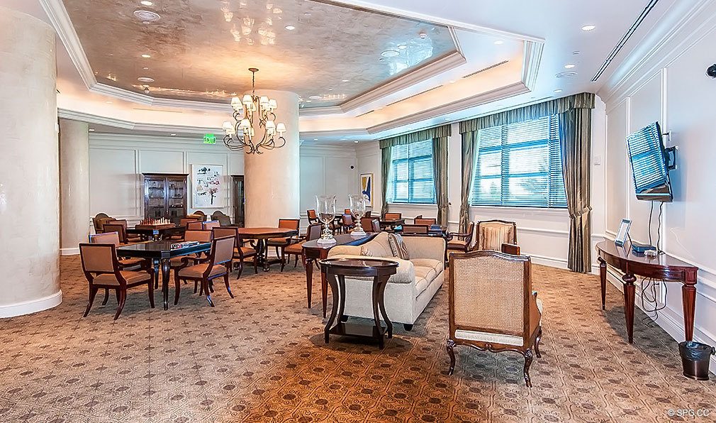 Turnberry Ocean Colony Club Room, Luxury Condominiums Located at 16047-16051 Collins Ave, Sunny Isles Beach, FL 33160