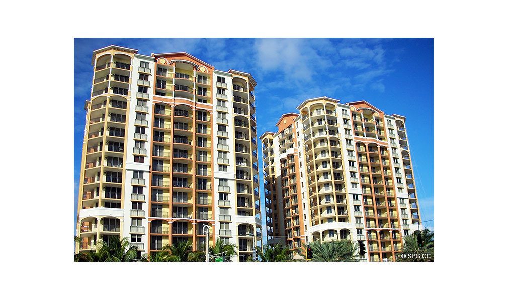 Twin Buildings at Vue, Luxury Seaside Condominiums Located at 2001-2011 N Ocean Blvd  Ft Lauderdale, FL 33305