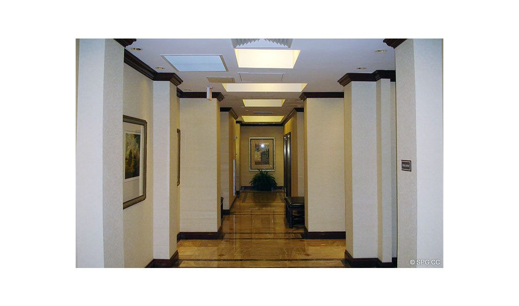 Vue Hallway, Luxury Seaside Condominiums Located at 2001-2011 N Ocean Blvd  Ft Lauderdale, FL 33305