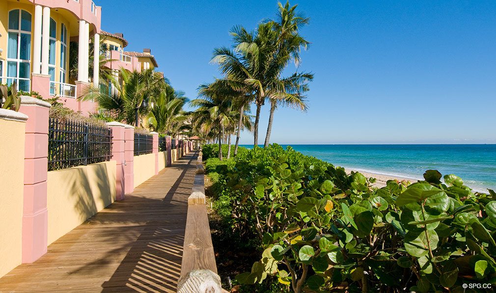Palms Beachfront Boardwalk, Luxury Oceanfront Condominiums Located at 2100-2110 N Ocean Blvd, Ft Lauderdale, FL 33305