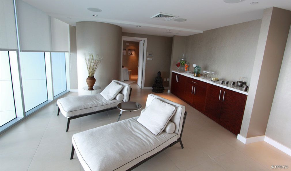 Spa at Jade Beach, Luxury Oceanfront Condominiums Located at 17001 Collins Ave, Sunny Isles Beach, FL 33160